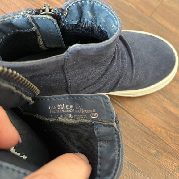 NWOT Nina Amanda Microsuede Blue Ankle Boots/Shoes-Size 9 - Picture 8 of 9